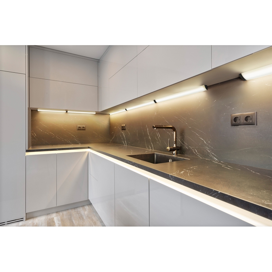 Osram - Dimmbare LED-Unterbauleuchte mit Bewegungssensor LINEAR ANGLE LED/7,5W/230V 3000/4000/6500K 55 cm schwarz