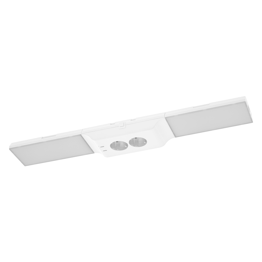 Osram - Dimmbare LED-Unterbauleuchte mit Steckdosen UNDERCABINET LED/10W/230V 3000K 54,8 cm weiß