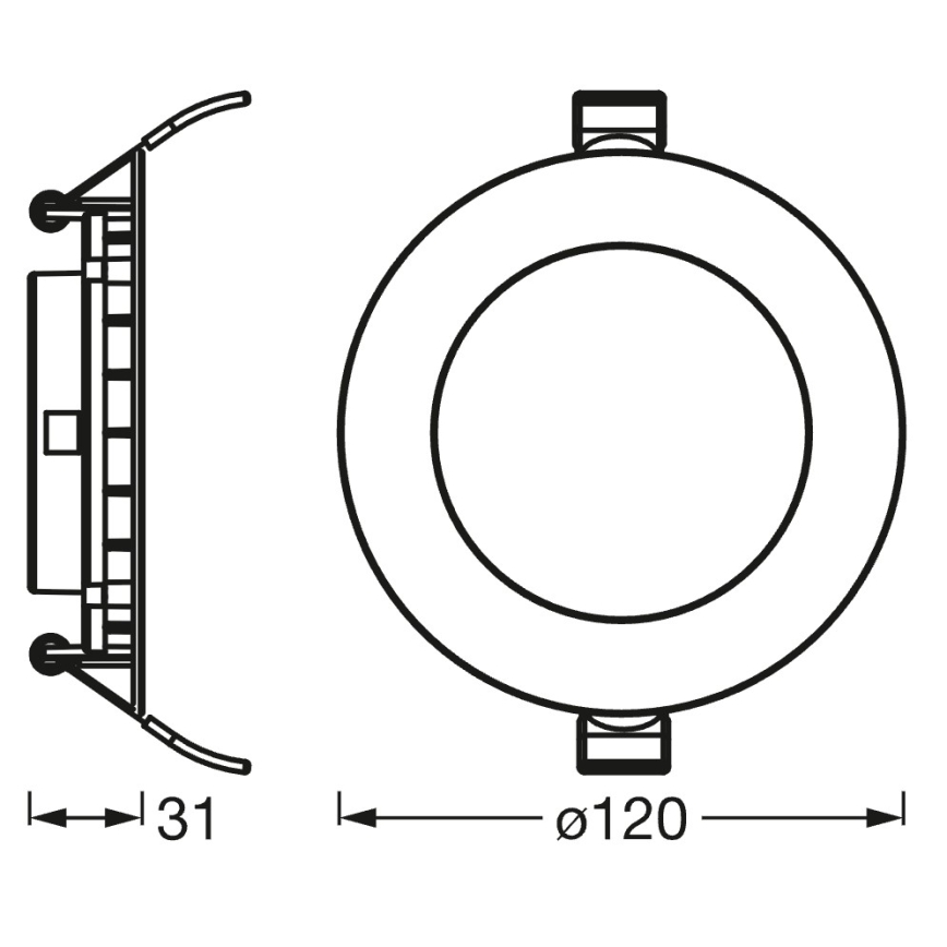 Osram - Dimmbares SMART+ DOWNLIGHT LED/8W/230V 3000-6500K Wi-Fi