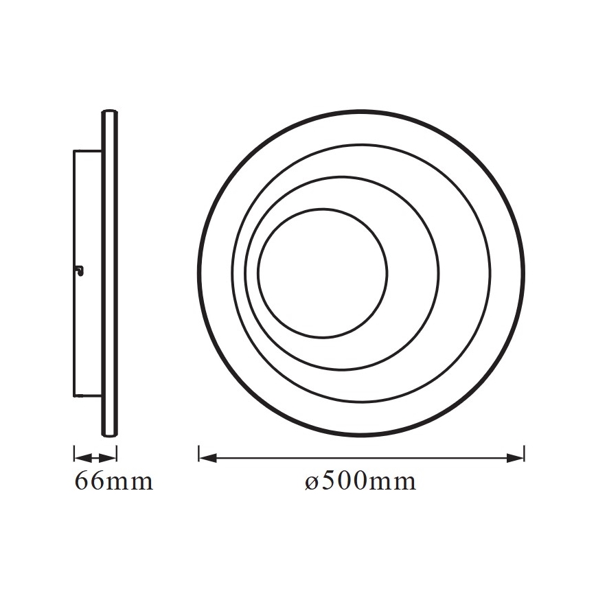 Osram - dimmbare LED-Deckenleuchte SMART+ SPIRAL LED/40W/230V 3000K-6500K Wi-Fi