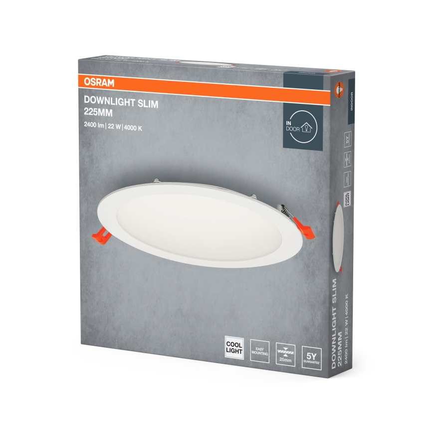 Osram - LED-Einbauleuchte SLIM LED/22W/230V 4000K