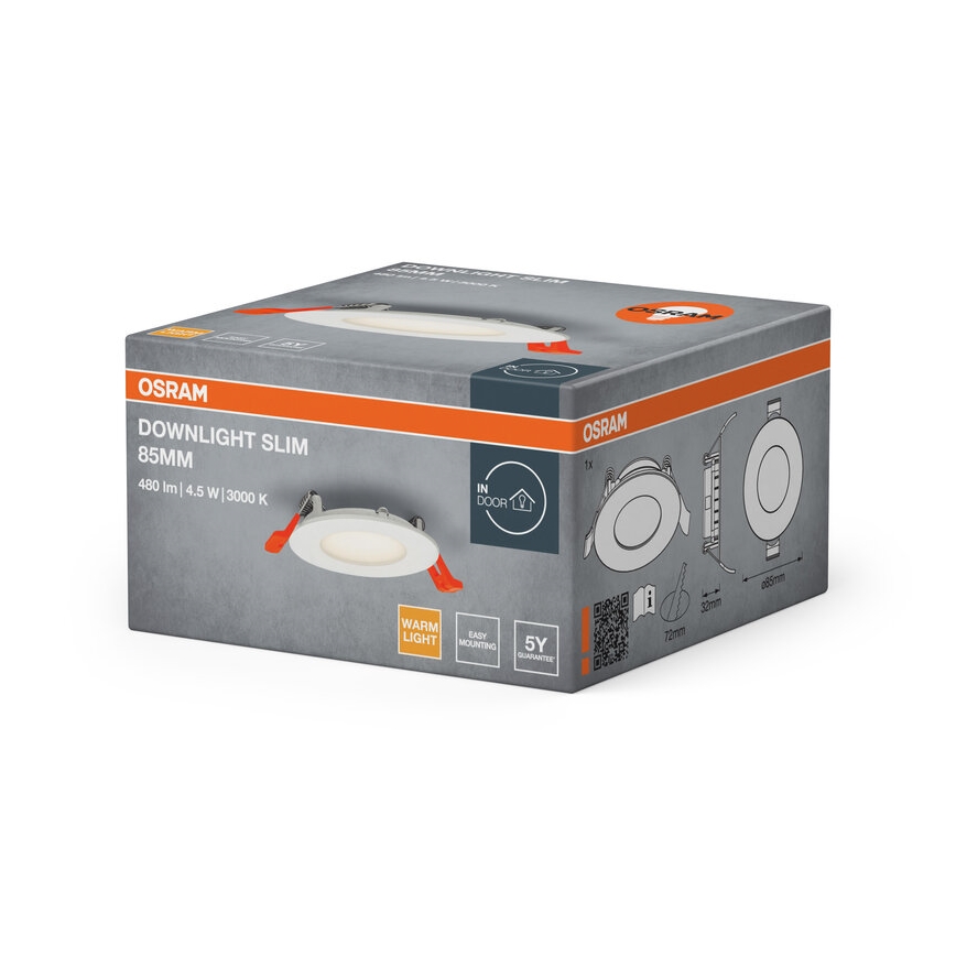 Osram - LED Einbauleuchte SLIM LED/4,5W/230V 3000K