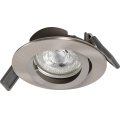Osram - LED-Einbauleuchte SPOT 1xGU10/4,3W/230V 2700K CRI 90 matt-chrom