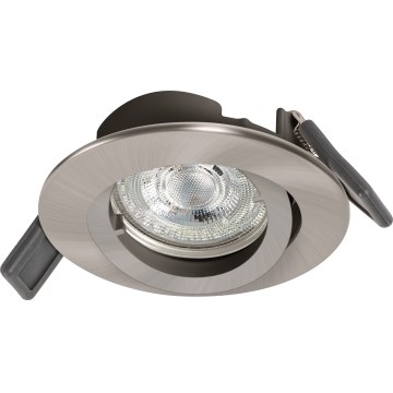Osram - LED-Einbauleuchte SPOT 1xGU10/4,3W/230V 2700K CRI 90 matt-chrom