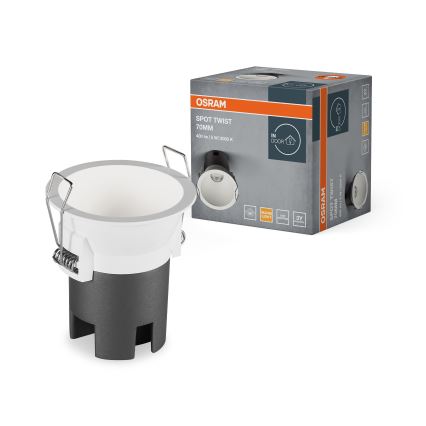 Osram - LED-Einbauleuchte SPOT TWIST LED/5W/230V 3000K Ø 7 cm weiß