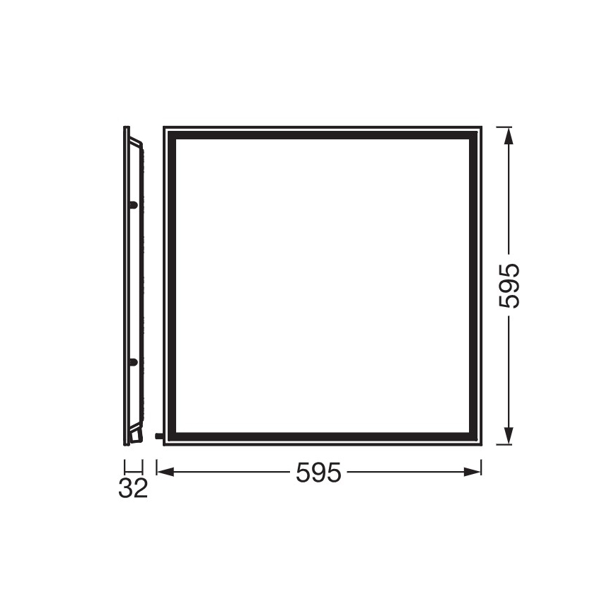 Osram - LED Einlegepanel ESSENTIAL LED/50W/230V 3000/4000/6500K 60x60 cm