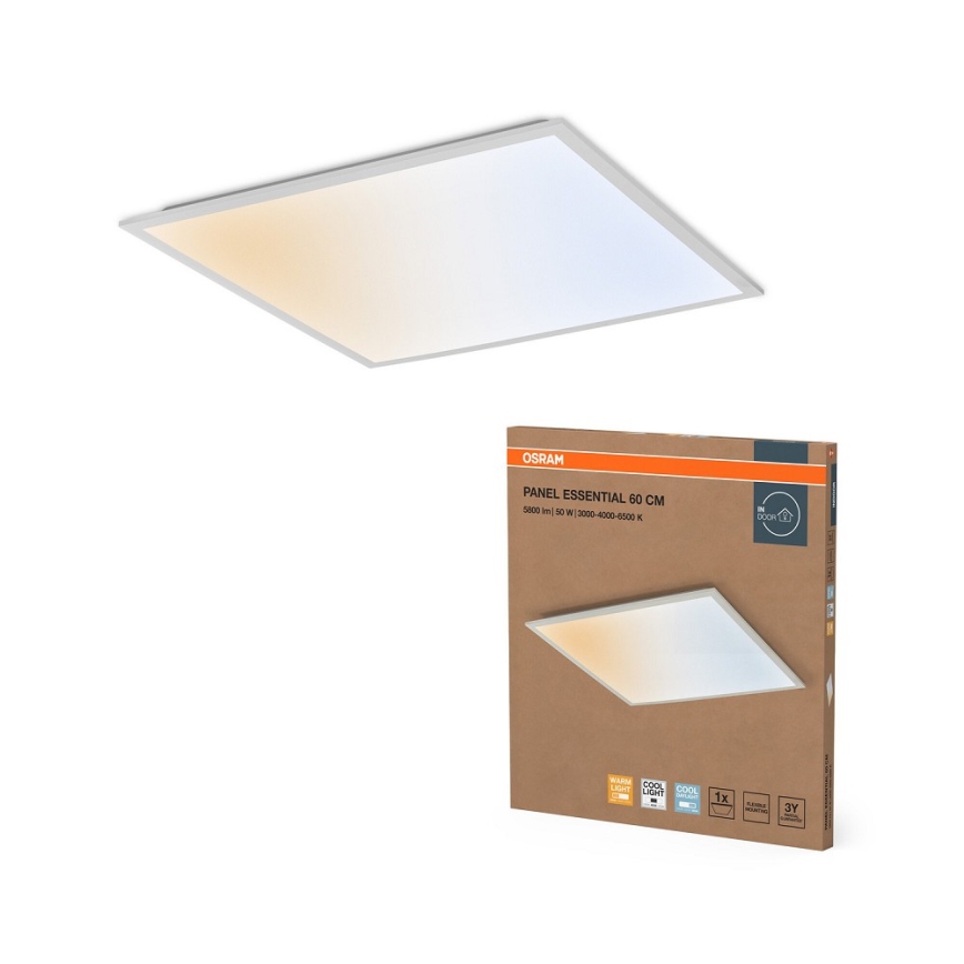 Osram - LED-Panel für abgehängte Decken PANEL ESSENTIAL LED/50W/230V 3000/4000/6500K 60x60 cm weiß