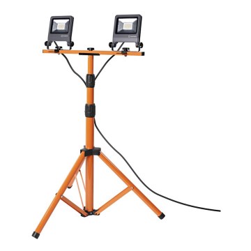 Osram - LED-Flutlicht auf Stativ TRIPOD 2xLED/20W/230V IP65