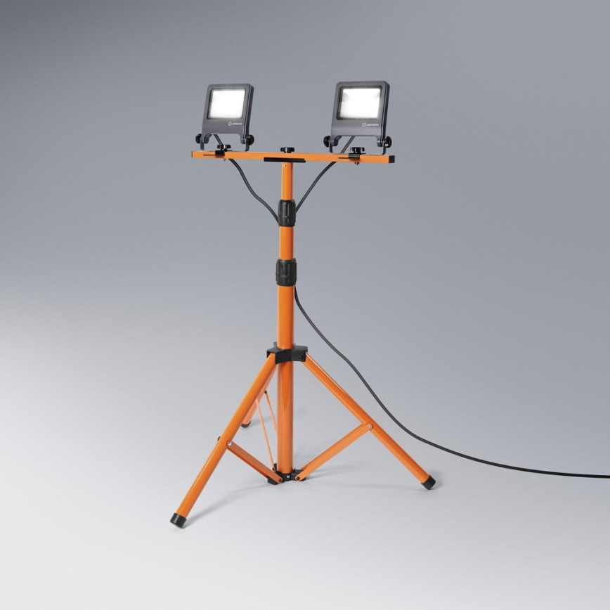 Osram - LED-Flutlicht auf Stativ TRIPOD 2xLED/20W/230V IP65
