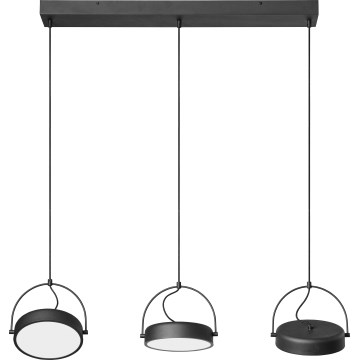 Osram - LED-Hängeleuchte mit Kabel DECOR PUCK 3xLED/12W/230V schwarz
