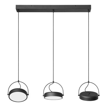 Osram - LED-Hängeleuchte mit Seilaufhängung DECOR PUCK 3xLED/12W/230V CRI 90 schwarz