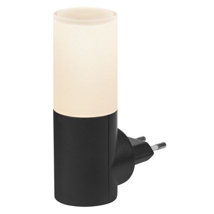 Osram - LED Nachtlicht mit Dämmerungssensor LUNETTA LED/0,2W/230V schwarz