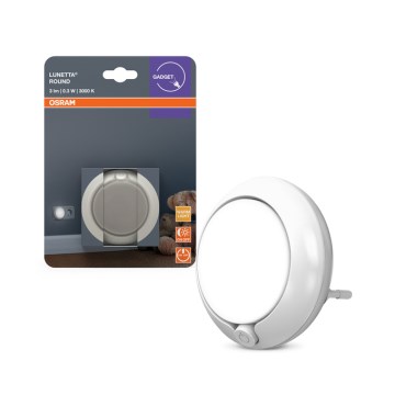 Osram - LED-Nachtlicht mit Sensor LUNETTA LED/0,3W/230V 3000K