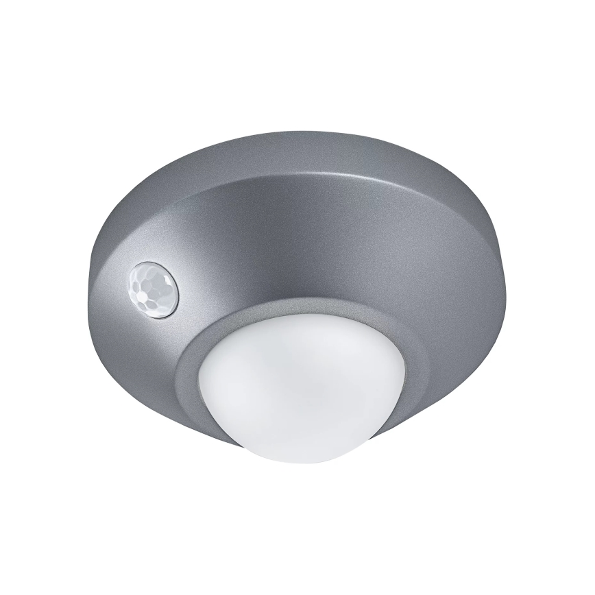 Osram - LED-Orientierungsleuchte mit Sensor NIGHTLUX LED/2W/3xAA, silber