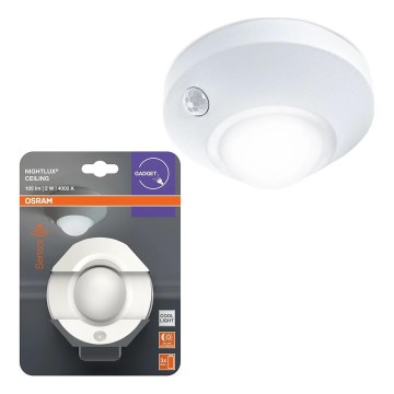 Osram - LED-Orientierungsleuchte mit Sensor NIGHTLUX LED/2W/3xAA weiß