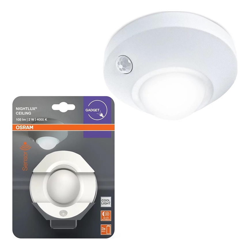 Osram - LED-Orientierungsleuchte mit Sensor NIGHTLUX LED/2W/3xAA weiß