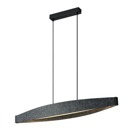 Osram - LED-Pendelleuchte an Kabel DECOR FLAT LED/23W/230V grau