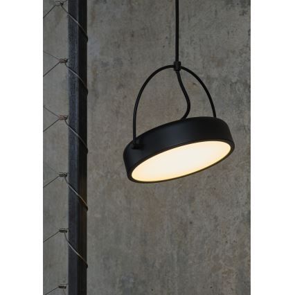 Osram - LED-Pendelleuchte an Kabel DECOR PUCK LED/12W/230V CRI 90 schwarz