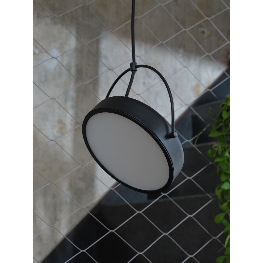 Osram - LED-Pendelleuchte an Kabel DECOR PUCK LED/12W/230V CRI 90 schwarz