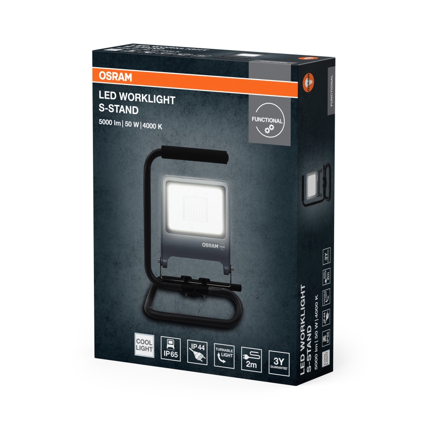Osram - LED-Reflektor mit S-STAND-Halterung LED/50W/230V 4000K IP65 anthrazit