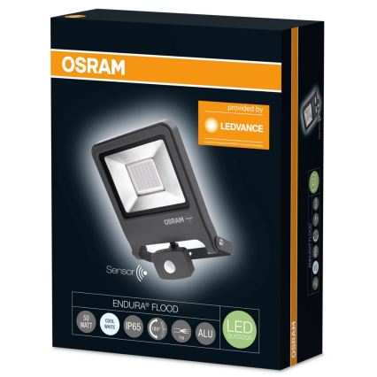 Osram - LED Reflektor mit Sensor ENDURA LED/50W/230V IP44