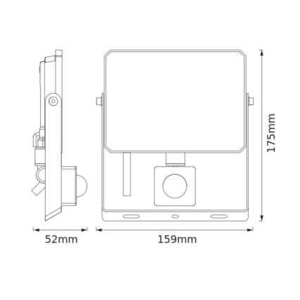 Osram - LED-Reflektor mit Sensor FLOODLIGHT LED/30W/230V 3000K IP65