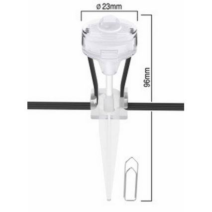Osram - LED RGB Außendekoration NOXLITE 10 m 3xLED/1,5W/230V IP66