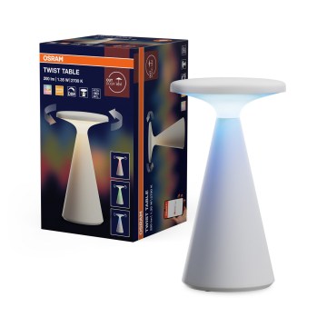 Osram - LED RGB dimmbar, mit Touch-Bedienung, wiederaufladbar, Outdoor-Tischleuchte SMART+ TWIST LED/1,35W/3,7V 1800 mAh IP44