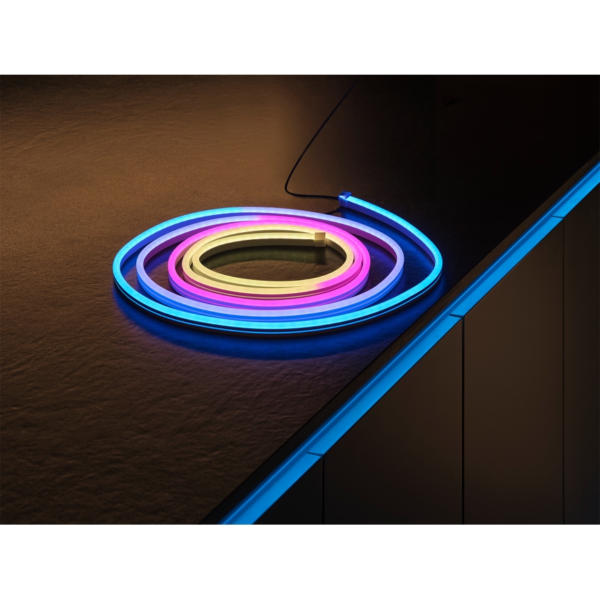 Osram - LED RGB dimmbarer Außen-LED-Streifen SMART+ MAGIC 5m LED/24W/230V IP44 Wi-Fi+ Fernbedienung