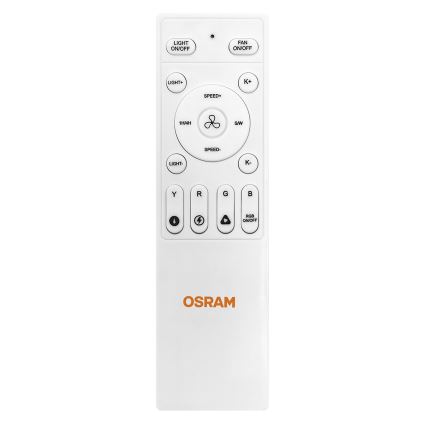 Osram - LED RGB dimmbarer Deckenventilator NORDES LED/18W/230V 3000-6500K + Fernbedienung