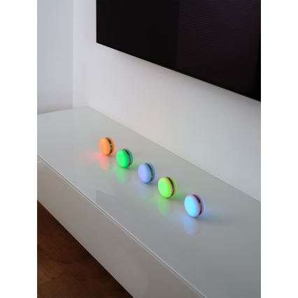 Osram - dimmbarer RGB-LED-Lautsprecher SMART+ MACARON LED/1,75W/3,7V 450 mAh gelb