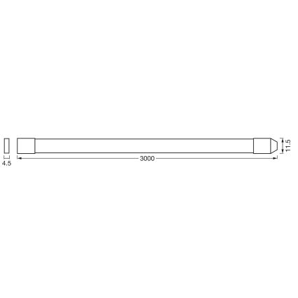 Osram - LED RGB+TW dimmbarer Außen-LED-Streifen SMART+ FLEX 3m LED/12,5W/230V 2700-6500K IP44 Wi-Fi