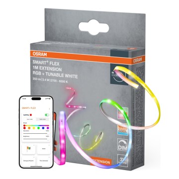 Osram - LED RGB+TW dimmbarer LED-Streifen SMART+ FLEX 1m LED/3,4W/230V 2700-6500K Wi-Fi