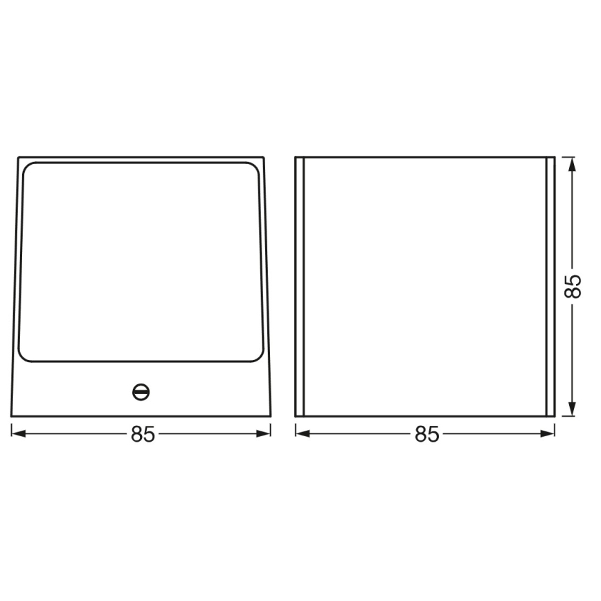 Osram - LED RGBW dimmbar Außenwandleuchte SMART+ BRICK LED/14W/230V IP44 Wi-Fi