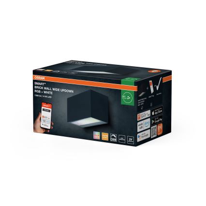 Osram - LED RGBW dimmbare Außenwandleuchte SMART+ BRICK LED/14W/230V IP44 Wi-Fi