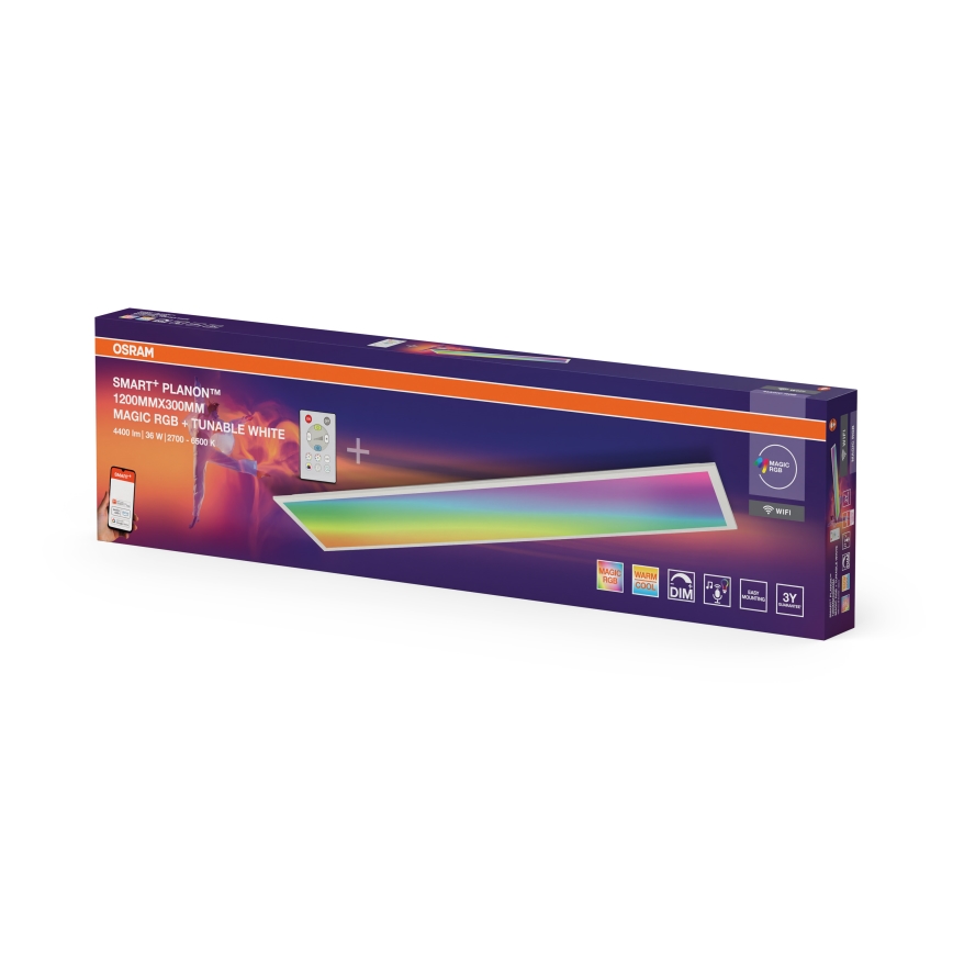 Osram - LED RGBW dimmbare Deckenleuchte SMART+ MAGIC LED/36W/230V 2700-6500K WLAN + Fernbedienung