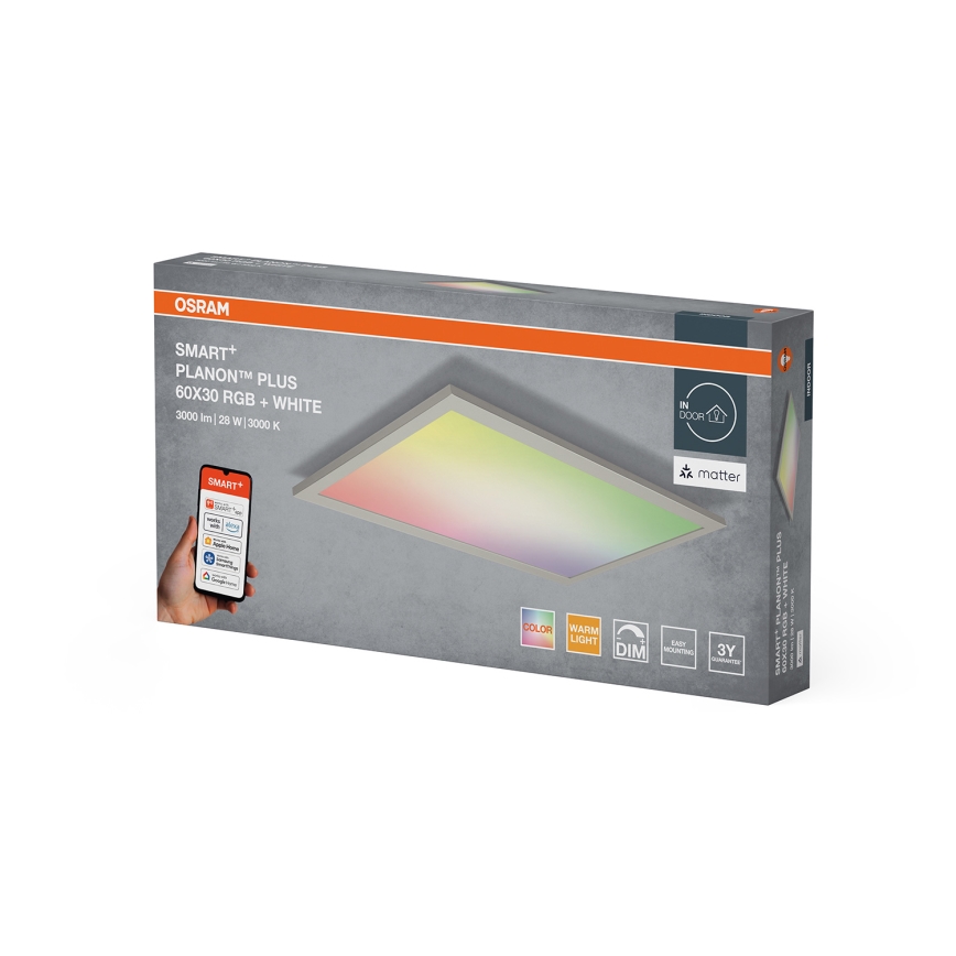 Osram -LED RGBW dimmbare Deckenleuchte SMART+ PLANON LED/28W/230V 60x30 cm Wi-Fi