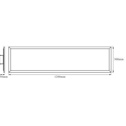 Osram - LED RGBW dimmbare Deckenleuchte SMART+ PLANON LED/36W/230V 120x30 cm Wi-Fi
