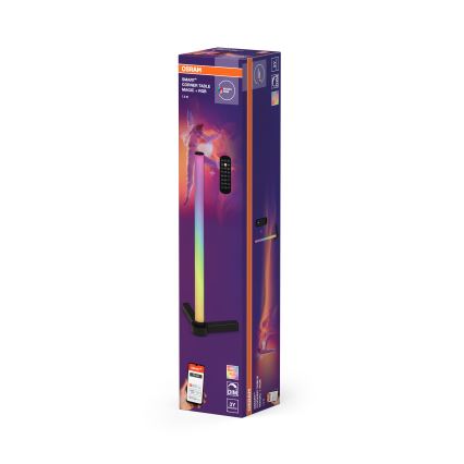 Osram - LED RGBW dimmbare Tischlampe SMART+ MAGIC LED/7,5W/230V 2700-6500K schwarz Wi-Fi + Fernbedienung