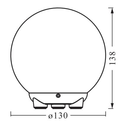 Ledvance - LED RGBW dimmbare Tischlampe SMART+ MAGIC LED/2,5W/5V 2200-6500K Wi-Fi weiß
