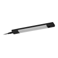 Osram - LED RGBW dimmbare Unterbauleuchte mit Bewegungsmelder LINEAR EDGE LED/4W/230V 30 cm schwarz + Fernbedienung