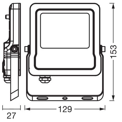 Osram - SMART+ FLOODLIGHT LED RGBW, dimmbar, 10 W, 230 V, IP65, Wi‑Fi
