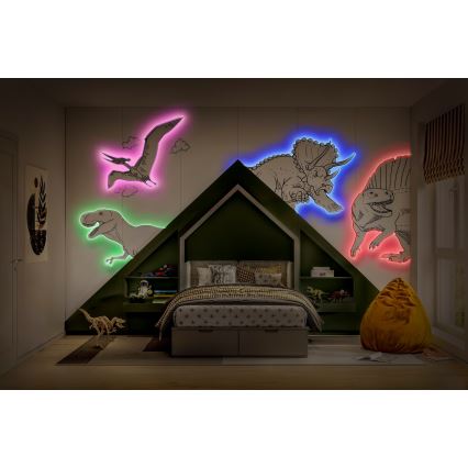 Osram - LED RGBW dimmbarer Streifen FLEX 5m LED/10W/230V + Fernbedienung