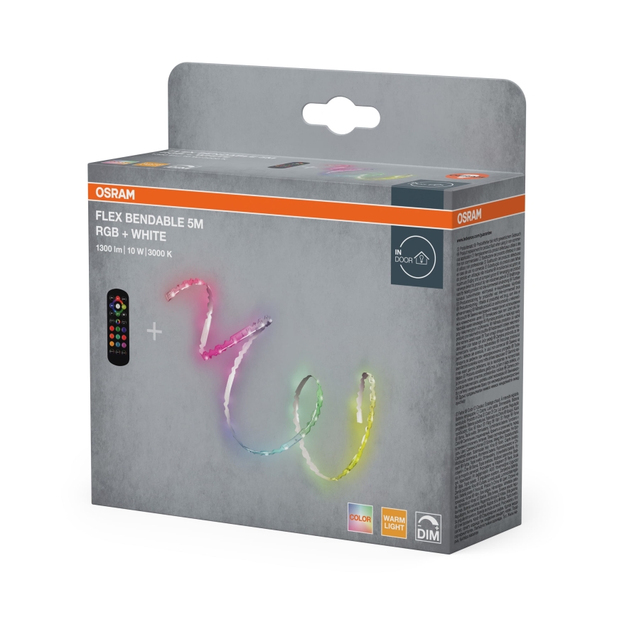 Osram - LED RGBW dimmbarer Streifen FLEX 5m LED/10W/230V + Fernbedienung