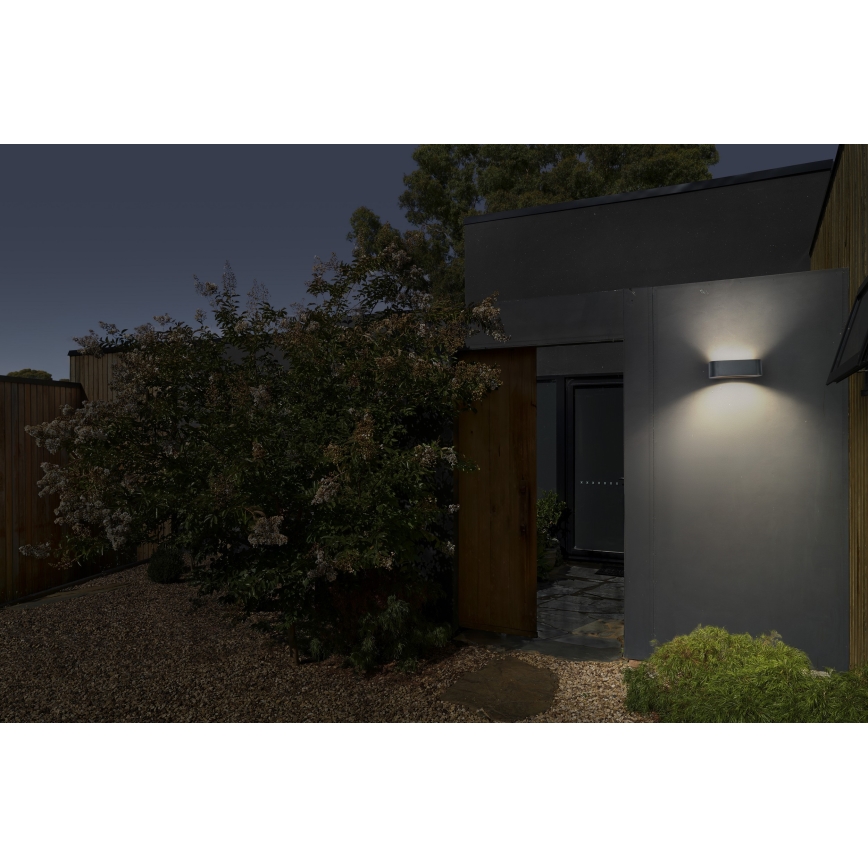 Osram - dimmbare LED-Solar-Wandleuchte ENDURA STYLE LED/7,6W/4,2V 2000 mAh IP65 anthrazit