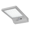 Osram - LED Solar-Wandleuchte mit Sensor DOORLED LED/3W/3,3V 2000 mAh IP44 silber