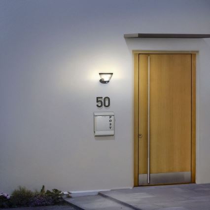 Osram - LED-Solarwandleuchte mit Sensor ENDURA LED/5W/ černá