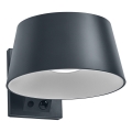 Osram - LED-Solar-Wandleuchte mit Sensor ENDURA STYLE LED/10,1W/4,2V 2000 mAh IP54 Anthrazit