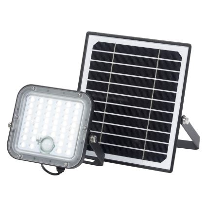 Osram - LED-dimmbarer Solarstrahler mit Sensor ENDURA LED/10W/4,2V 4000K IP65 schwarz + Fernbedienung