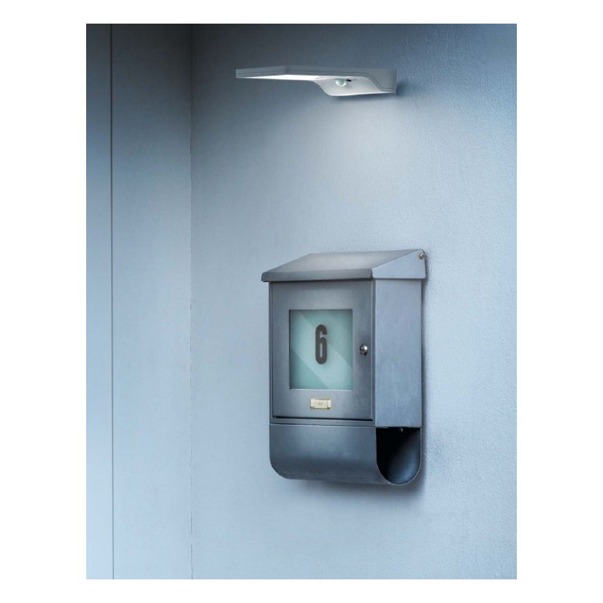 Osram - LED-Solarwandleuchte mit Sensor DOORLED 1xLED/3W IP44